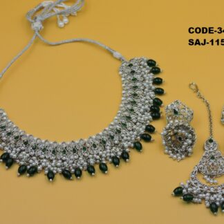 SILVER POLISH NECKLACE SET