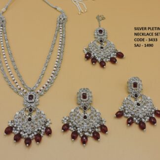 SILVER NECKLACE SET