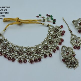 PRIMIUM QUALITY MEHNDI POLISH NECKLACE SET