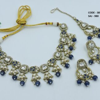 PRIMIUM QULITY MEHNDI POLISH NECKLACE SET