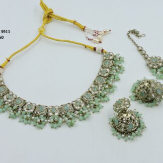 PRIMIUM QUALITY MEHNDI POLISH NECKLACE SET