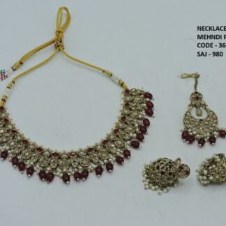 MEHNDI POLISH NECKLACE SET