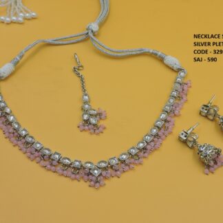 SILVER POLISH NECKLACE SET