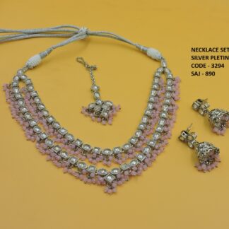 SILVER POLISH NECKLACE SET