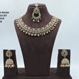 MEHNDI POLISH NECKLACE SET