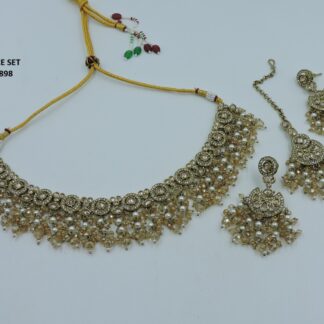 PREMIUM QUALITY MEHNDI POLISH NECKLACE SET