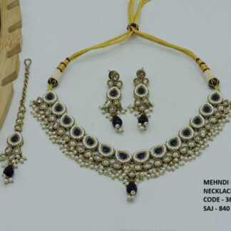 MEHNDI POLISH NECKLACE SET