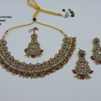 MEHNDI POLISH NECKLACE SET