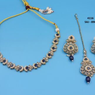 MEHNDI POLISH NECKLACE SET