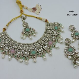 PRIMIUM QUALITY MEHNDI POLISH NECKLACE SET