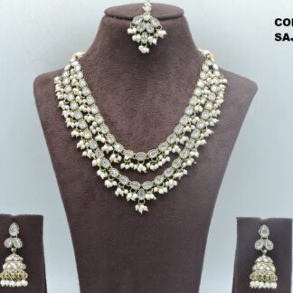 MEHNDI POLISH NECKLACE SET