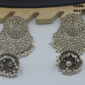 MEHNDI POLISH EARRING (JHUMKA)