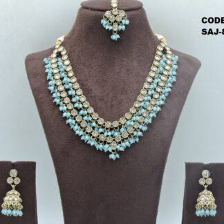 MEHNDI POLISH NECKLACE SET