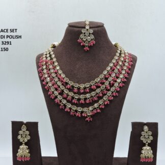 MEHNDI POLISH NECKLACE SET