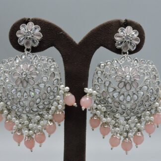 SILVER POLISH REVERSE AD EARRING