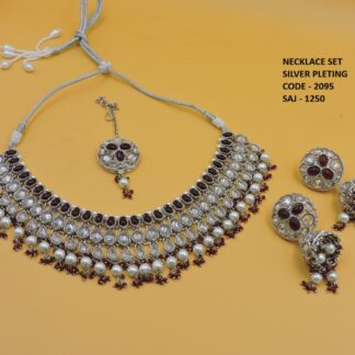 SILVER NECKLACE SET